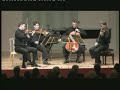 jerusalem quartet
alexander pavlovsky - 1st violin
sergei bresler - 2nd violin
amichai grosz - viola
kyril zlotnikov - cello 

franz schubert (1797-1828)
streichquartett d-moll, d 810
