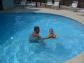 Blake swim with Pop Blake swim with Pop
