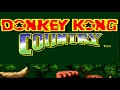 donkey kong country on the gameboy colour. this game originated from the super nintendo (snes).