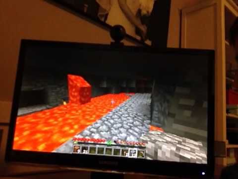 how to drain lava in minecraft