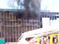 Nieuwe Markt Brand in Blokker complex 9 september 2004