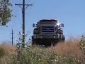 F-650 4x4 Six door pickup driving offroad