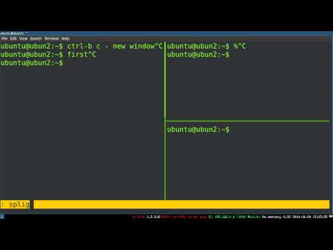 Basic tmux Tutorial - Windows, Panes, and Sessions over SSH