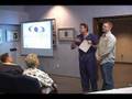 Dr. Reed introduces patient having surgery during the semina