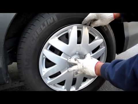 how to fasten hubcaps