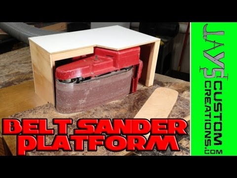 how to belt sander