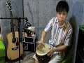 demonstrating the famous 4 on the floor beat, improvised for the djembe, for cell or small group worship. involves the rocking motion palm sweeping.