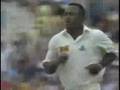 England's Devon Malcolm takes 9 wickets for 57 runs against South Africa at the Oval in 1994