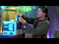 Guy explains SATA RAID in front of a greenscreen Guy explains SATA RAID in front of a greenscreen