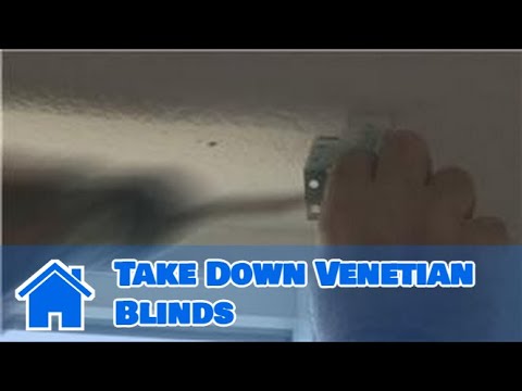 how to take down blinds