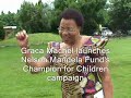 Graca Machel launches the Champions for Children Campaign at Willow Park