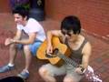 Busking in Arran