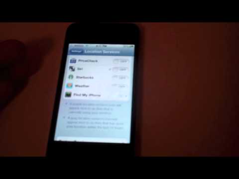 how to how battery percentage on iphone 4s