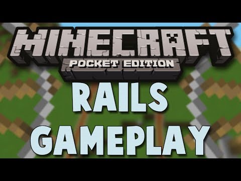 how to ride a minecart in minecraft p e