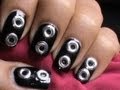 Cute and Sexy Studs! Nail Art Silver Metal Nails How to do stud nail designs studded DIY tutorial