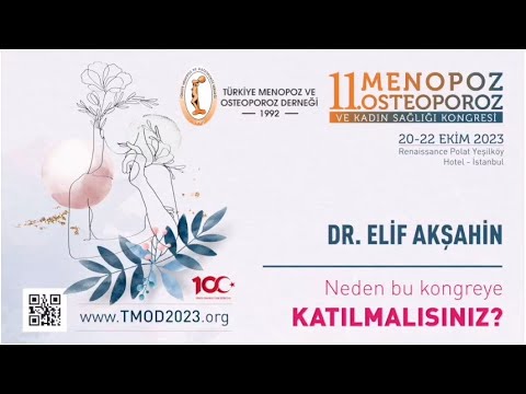 Dr. Elif AKŞAHİN Kongre Daveti
