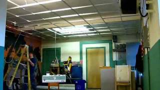 Merry Place suspended ceiling installation