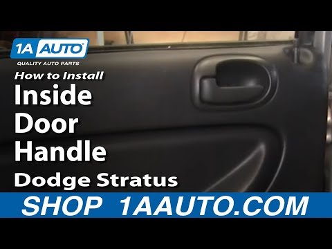 How To Install Replace Rear Inside Door Handle Dodge Stratus 01-06 1AAuto.com