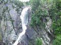 Ziplining over Steady Brook Falls Newfoundland Canada
