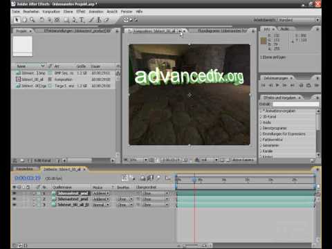3D Text Elements in CS with 3DS Max Tutorial Part 4 (english)