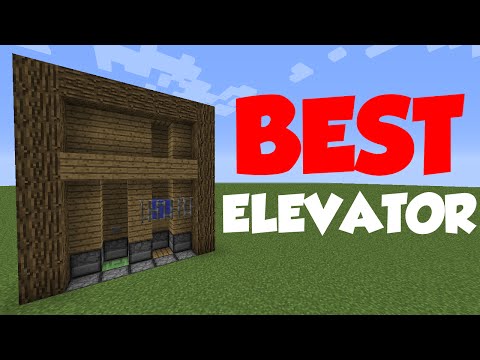 how to build a minecraft elevator