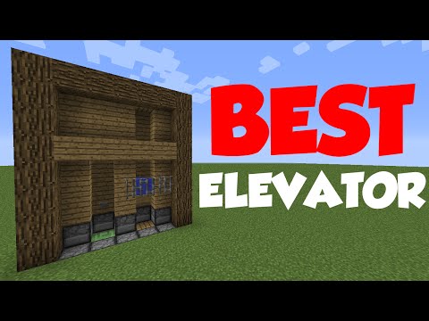how to make a elevator in minecraft
