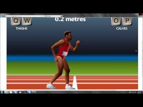 how to make qwop run properly