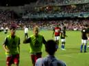 alonso and kuyt left the HK stadium alonso and kuyt left the HK stadium