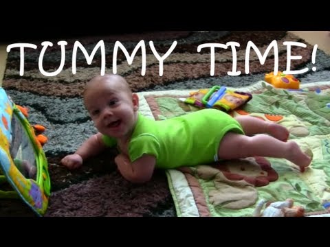 how to practice tummy time with infant