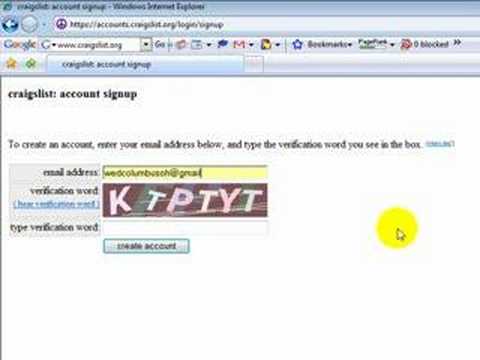 how to make a craigslist account