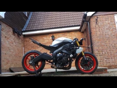 R6 - Video of me turning this crashed bike into a road legal track bike! Music is royalty free from http://teknoaxe.com/cgi-bin/home.pl.