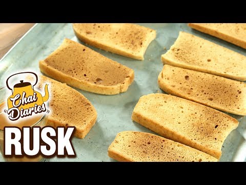 Rusk Recipe – How To Make Toast Biscuit At Home – Snack Recipe – Chai Diaries With Varun