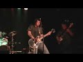 the kris bell band finishing soundcheck and performing 