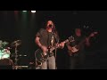 the kris bell band finishing soundcheck and performing 
