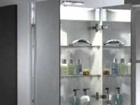 how to fit illuminated bathroom mirror