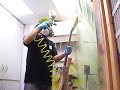 Ryan Martin sprays finish on a high-end Becker Hornet.