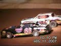 CLIP FROM 8-11-07 AT CHEROKEE SPEEDWAY CLIP FROM 8-11-07 AT CHEROKEE SPEEDWAY