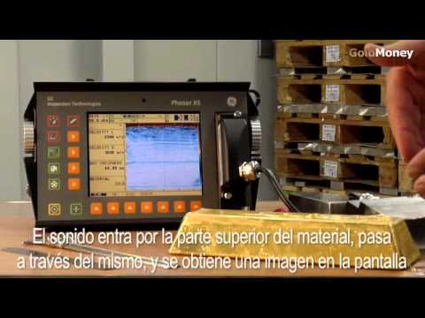 El estándar de calidad de GoldMoney - Test ultrasonido de lingotes de oro