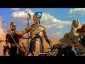 one of the most extravegant films ever made, cecil b. demille's the ten commandments was decimated by studio editors who were frightened that audiences would not sit through the full film.
years later they restored it to its original edit. here is the trailer. demille at his most effusive, and heston in full flow.