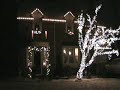 Twinkling House - 2008 Christmas Light Show - Low Quality