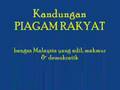 Majlis pelancaran PIAGAM RAKYAT