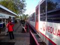 videos de 4 bakken GTW komen binnen op station Venray