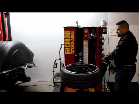 Porsche 2011 GTS Center Lock Wheels & Tires Corghi Master Touchless install Los Angeles