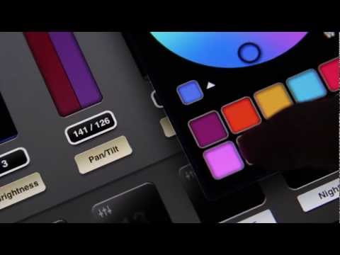 how to control dmx lights with ipad