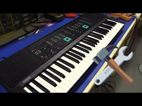 how to repair yamaha keyboard keys