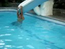 at the pool with kyla and daian