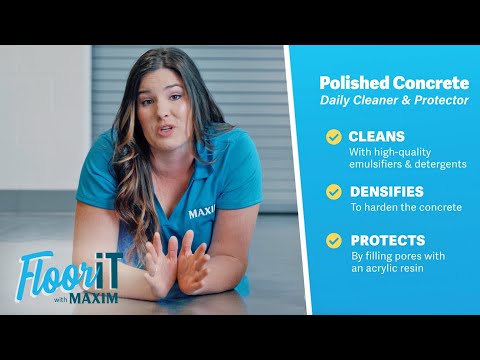 Youtube External Video Caring for polished concrete floors is easy with the  Maxim floor care program.
