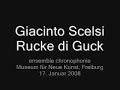 Giacinto Scelsi "Rucke di Guck" - ensemble chronophonie