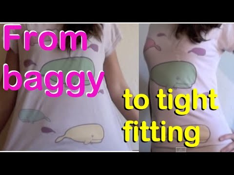 how to make a large shirt fit