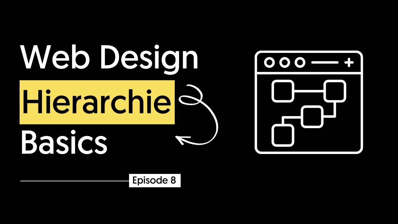 Hierarchie im Web Design - Kostenloser Web Design Kurs | Episode 8